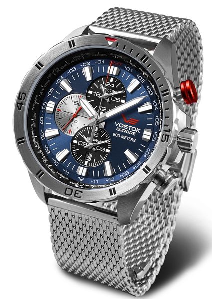 Vostok Europe Almaz Multifunctional Line YM26-320A652 - ocelový náramek