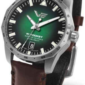 Vostok Europe N-1 Rocket Compact Automatic NH35-125A749 - hnědý kožený řemínek