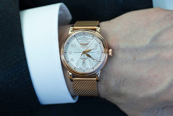 Aviator Douglas Day-Date 45 Automatic V.3.44.2.400.5 - Obrázek 3