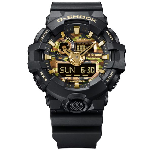 Casio G-Shock GA-700CF-1AER Camo and Gold