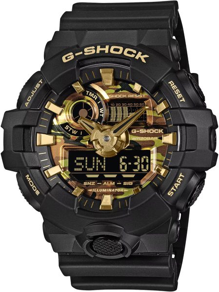 Casio G-Shock GA-700CF-1AER Camo and Gold