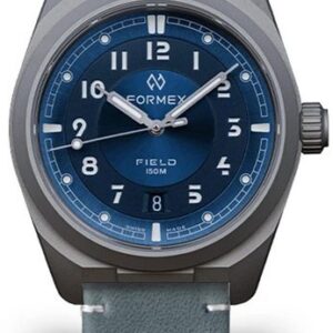 Formex Field Automatic Gen 2 Deep Blue Blue Bolgheri Leather Strap 0660.1.6532.744