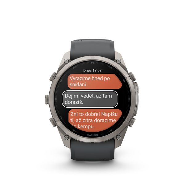 Garmin Fenix® 9 Pro inReach - 51 mm, Titanium Graphite/Black 010-04337-21 - Obrázek 3