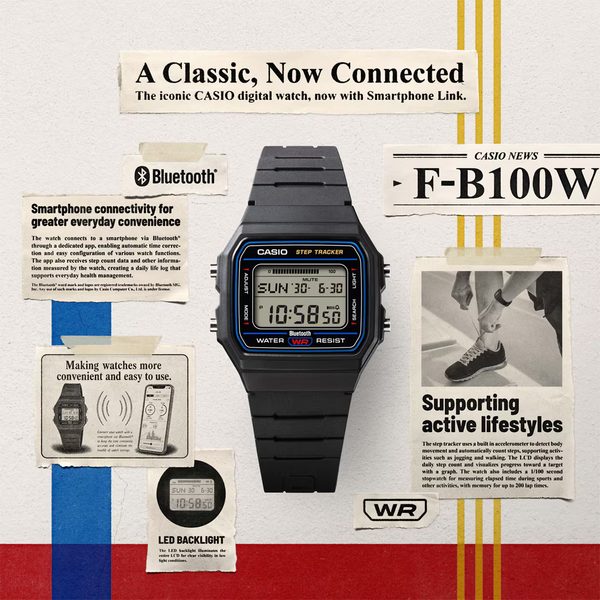 Casio Collection Vintage F-B100W-1AEF - Obrázek 2