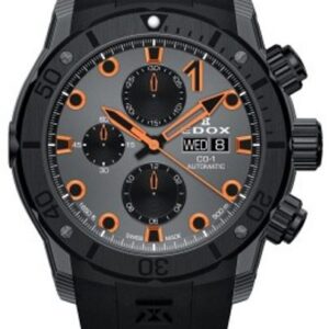 EDOX C01 Carbon Chronograph Automatic 01125-CCN-GNO