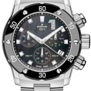 EDOX CO-1 Chronolady Quartz Chronograph 10255-3M-NANDN