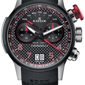 EDOX Chronorally Quartz Chronograph 38003-TINRO-CARO