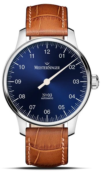 MeisterSinger N°03 38mm BM9908 - Kovový mesh náramek - Obrázek 2