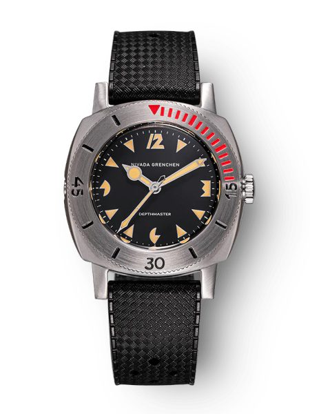 Nivada Grenchen Art Deco Depthmaster - Rubber Tropic