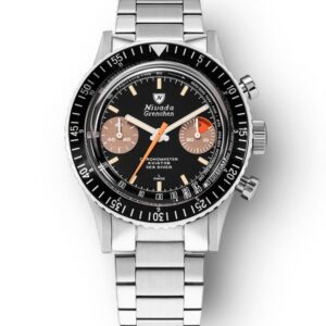Nivada Grenchen Chronomaster Orange Boy Inter. Bezel - Manual - Bracelet Flat Link