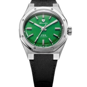 Nivada Grenchen F77 MK2 Jade - 100 Years - 38 mm - Velcro Strap