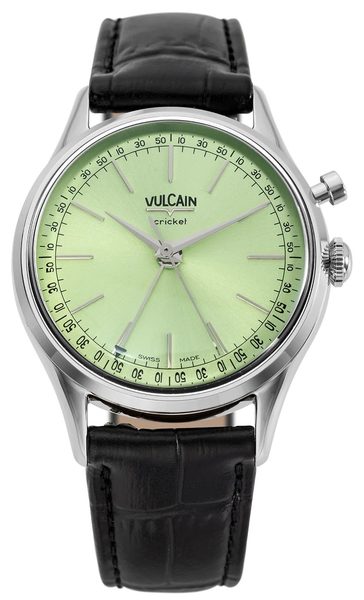 Vulcain Cricket President 39 mm - Pistachio Green - Grey - Obrázek 2